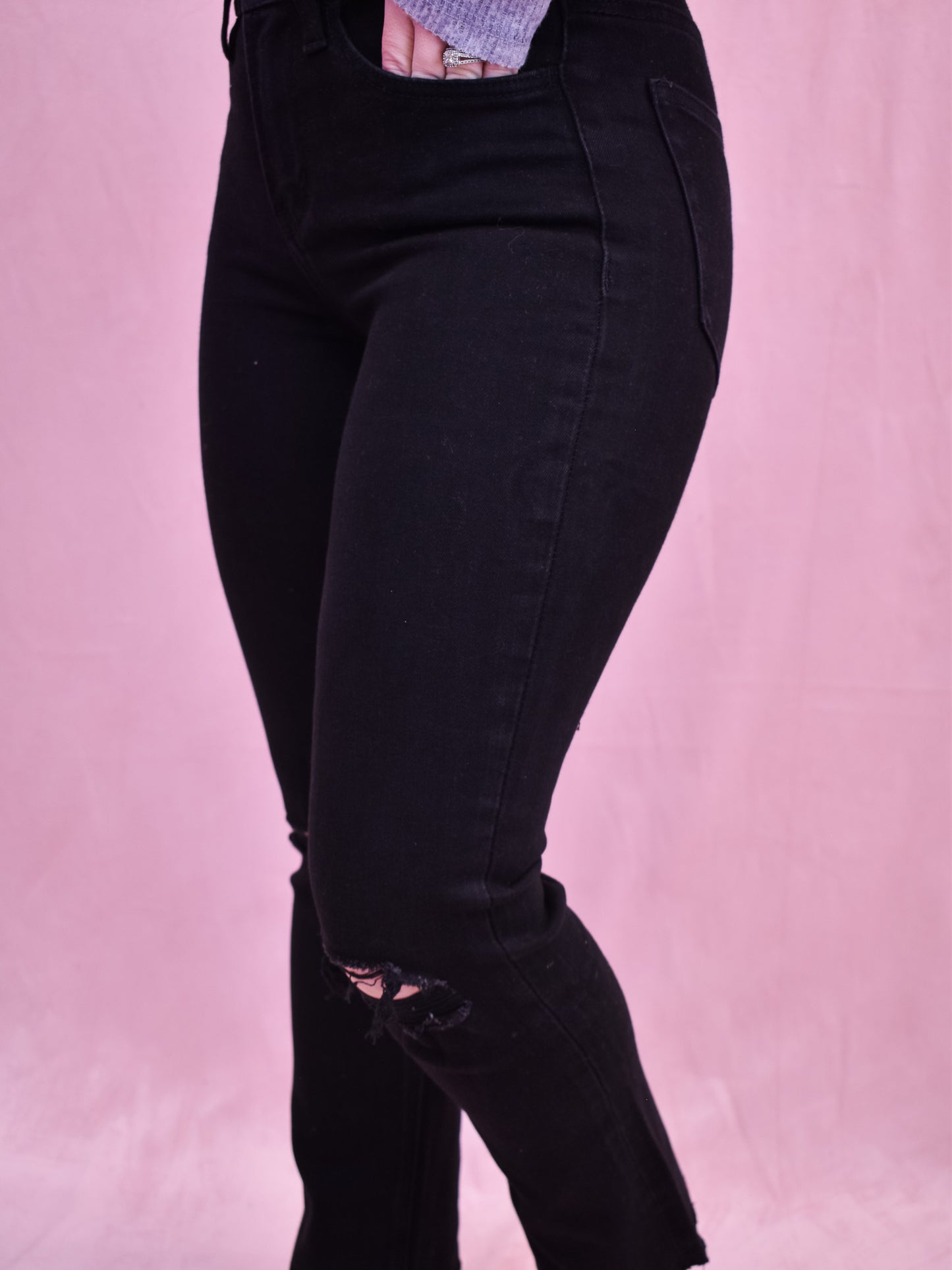 Vervet Crop Slim Straight Jeans