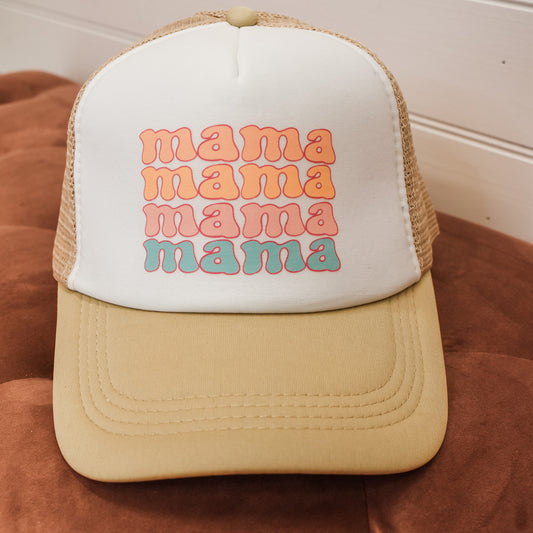 Retro Mama Trucker Hat
