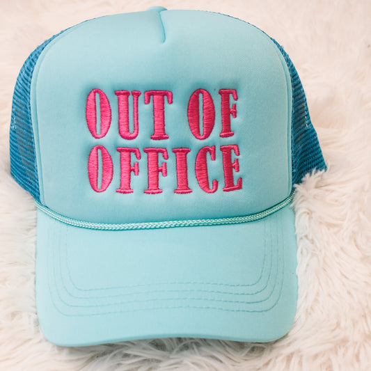 "Out Of Office" Trucker Hat