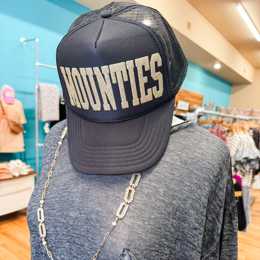 Mounties Glitter Puff Ink Trucker Hat