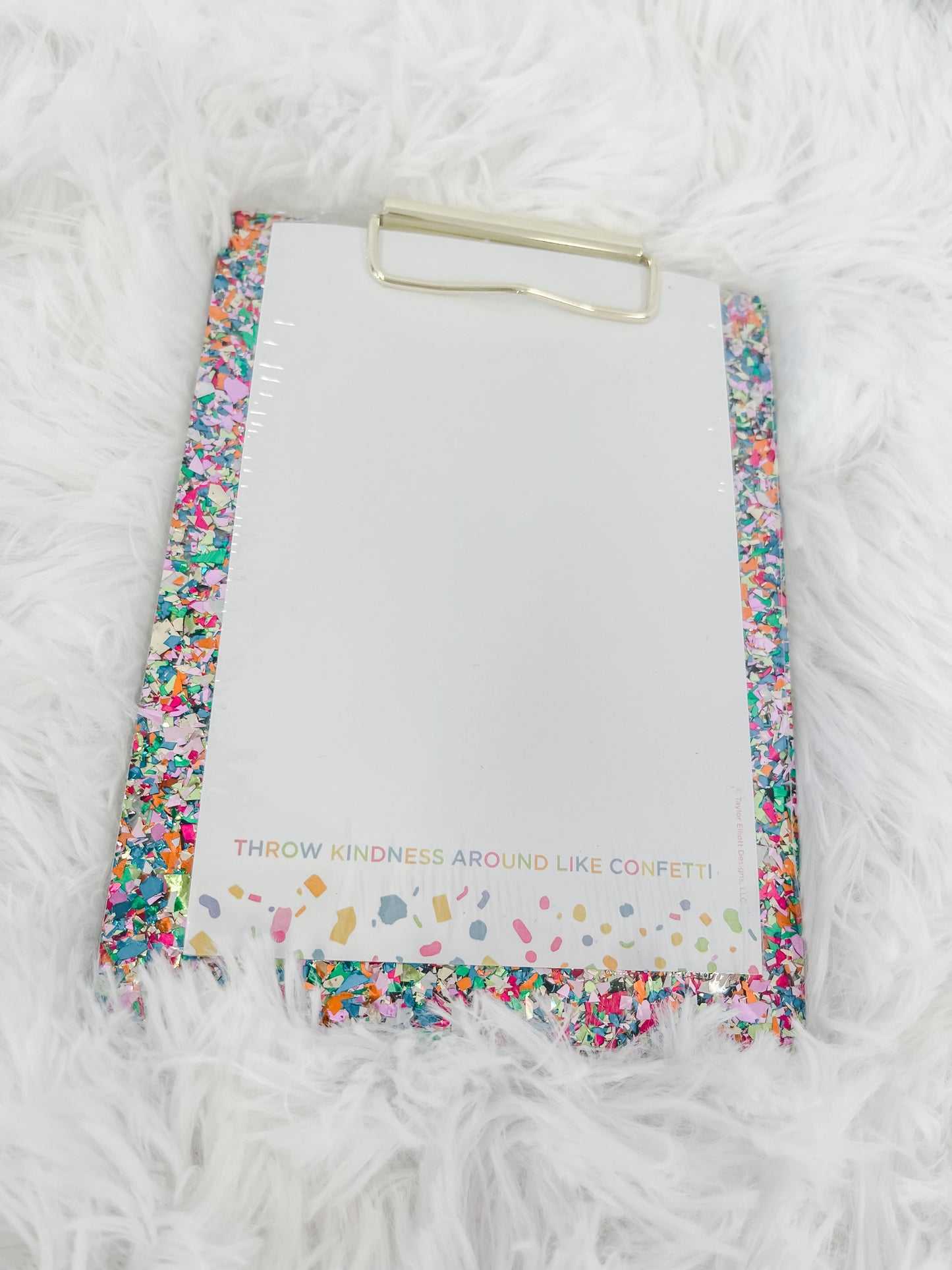 Small Confetti Clipboard